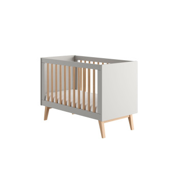 Baby crib 120x60 (Classy Gray collection)
